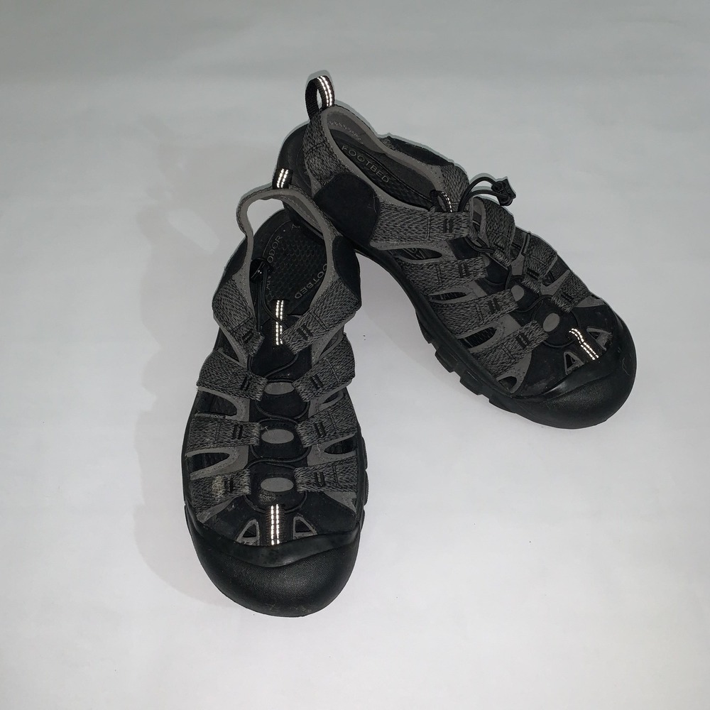 KEEN Shoes Mens Size 13 Gray Waterproof Closed Toe Sandals Hiking Outdoor Trail